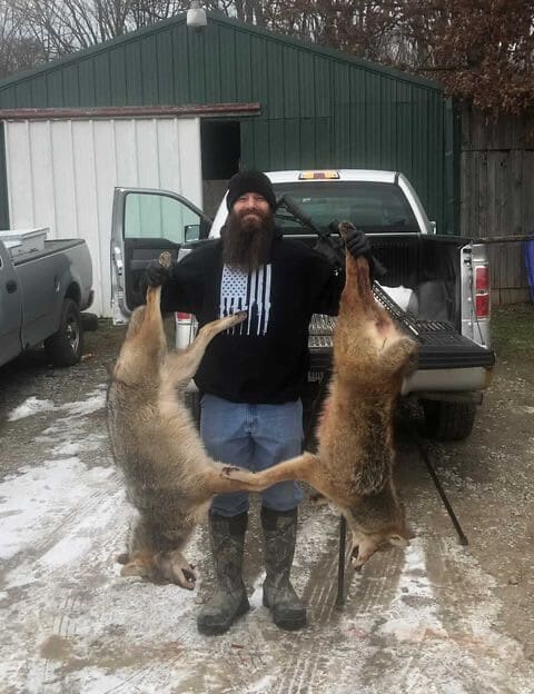 Hunt eastern coyote double