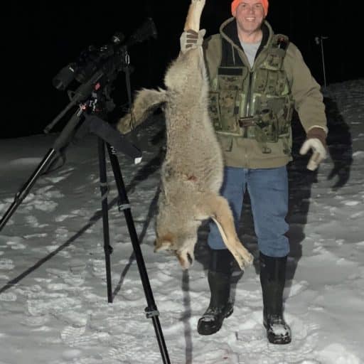 Fox and coyote hunting