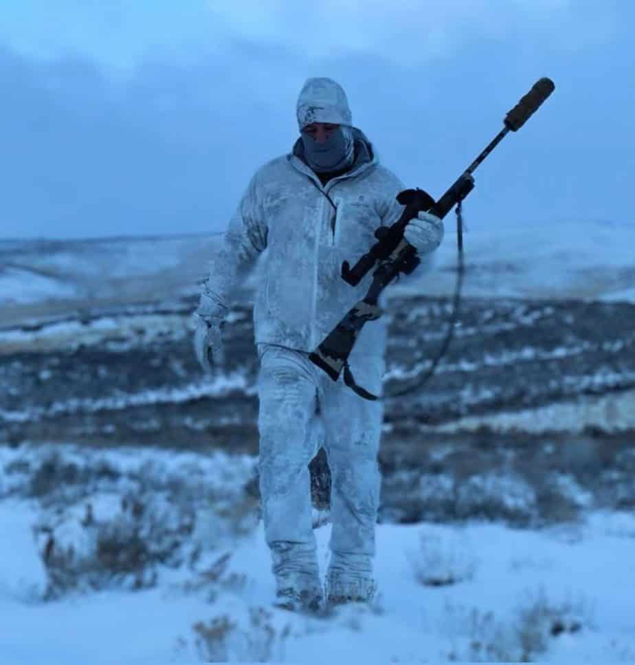 Hunting coyotes in Montana