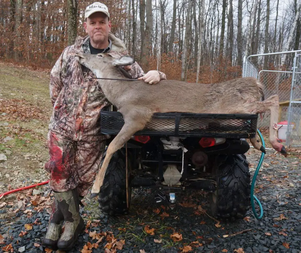 Archers have an advantage when tracking wounded deer